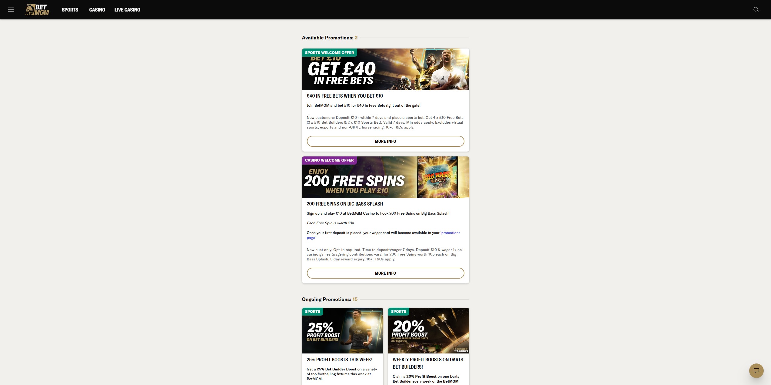 BetMGM Casino screenshot 3