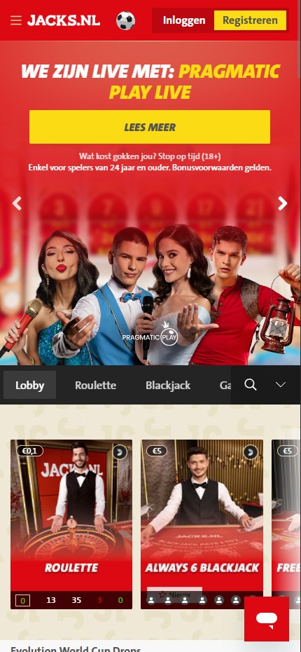 Jack's mobile lobby