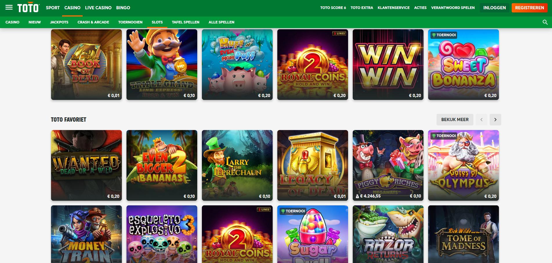 TOTO Casino screenshot 2