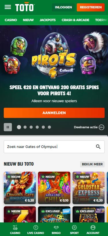 TOTO Casino mobile home