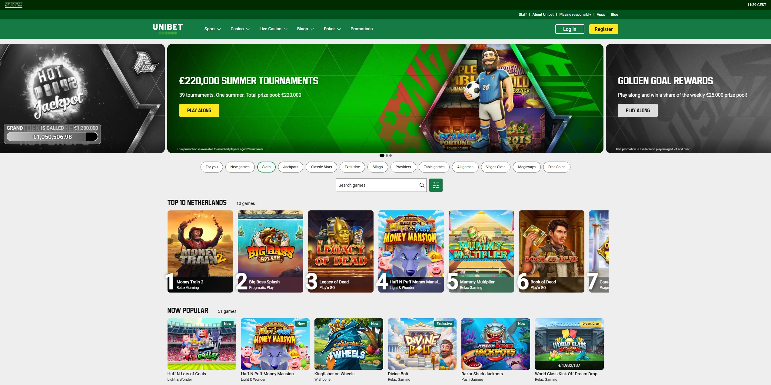 Unibet screenshot 2
