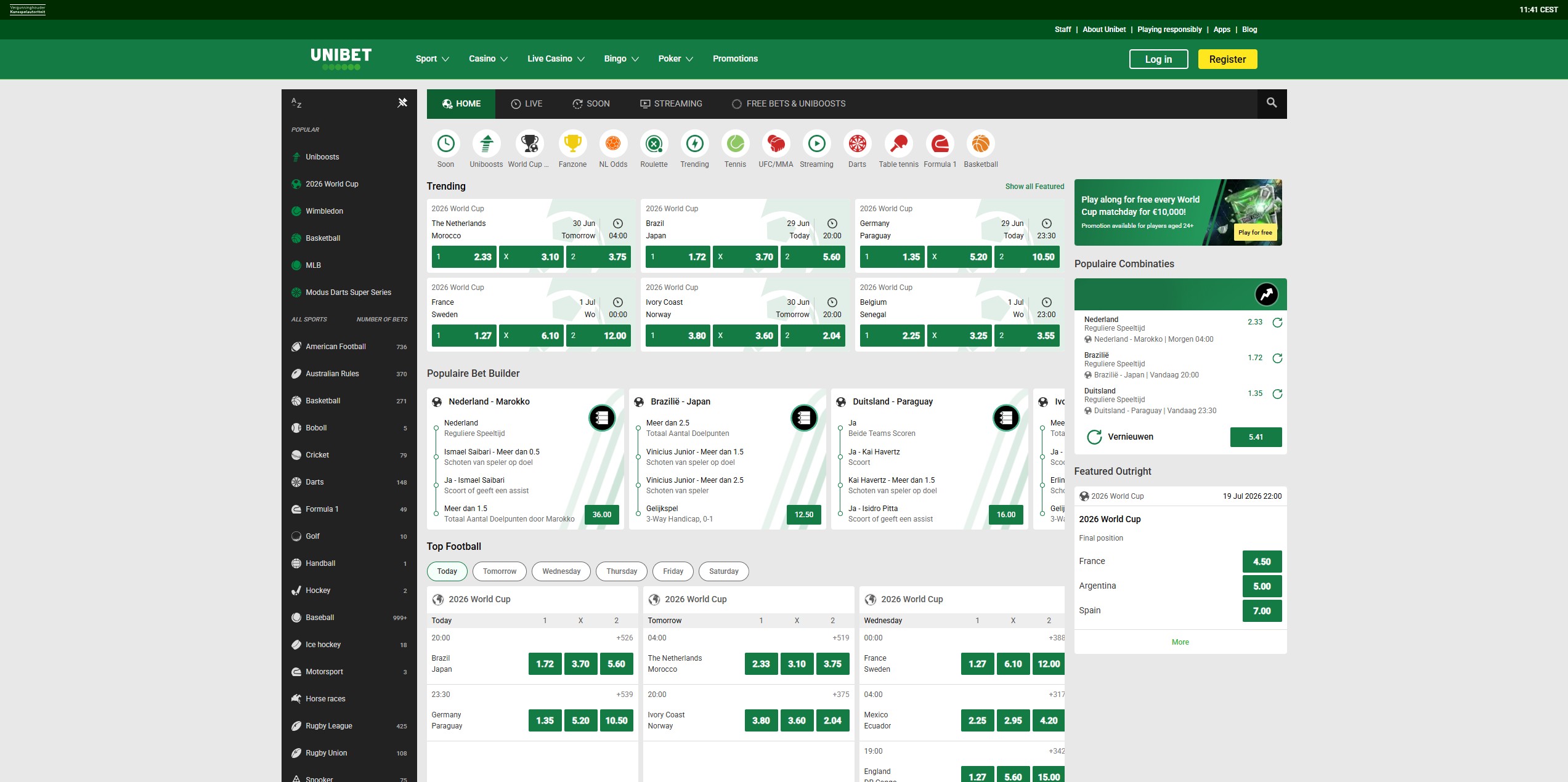 Unibet screenshot 4